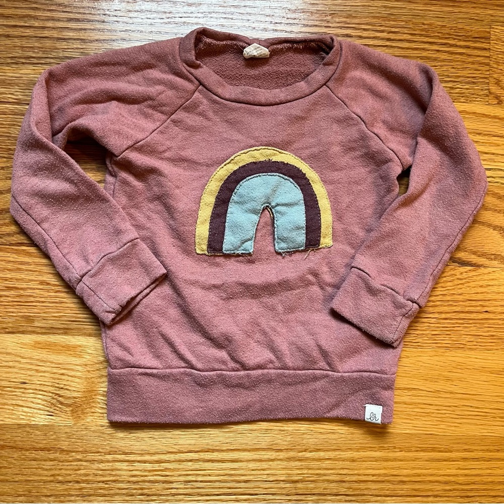 Lulu and Roo rainbow sweatshirt size 3T